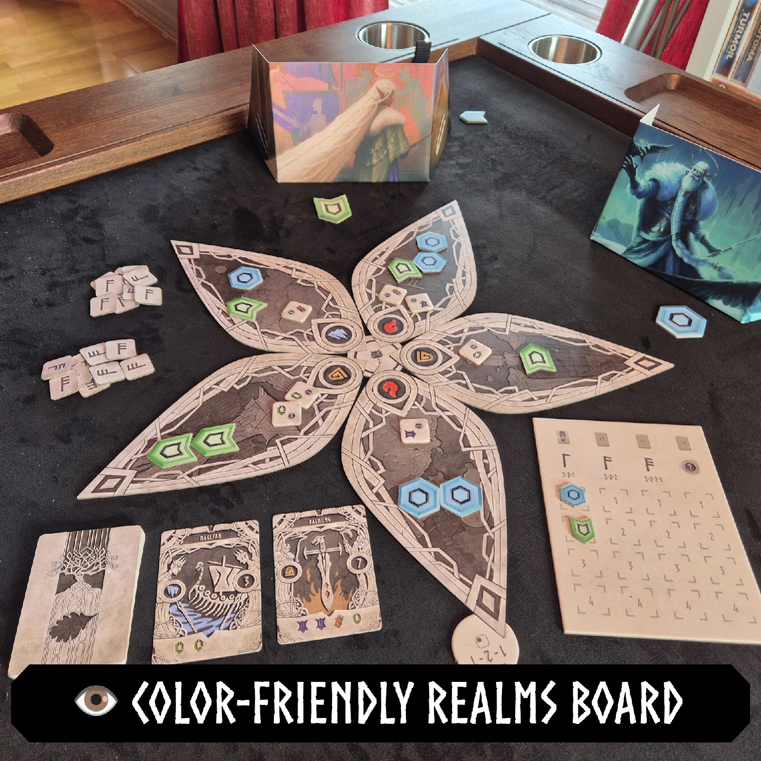 Game setup for Mimir's Challenge